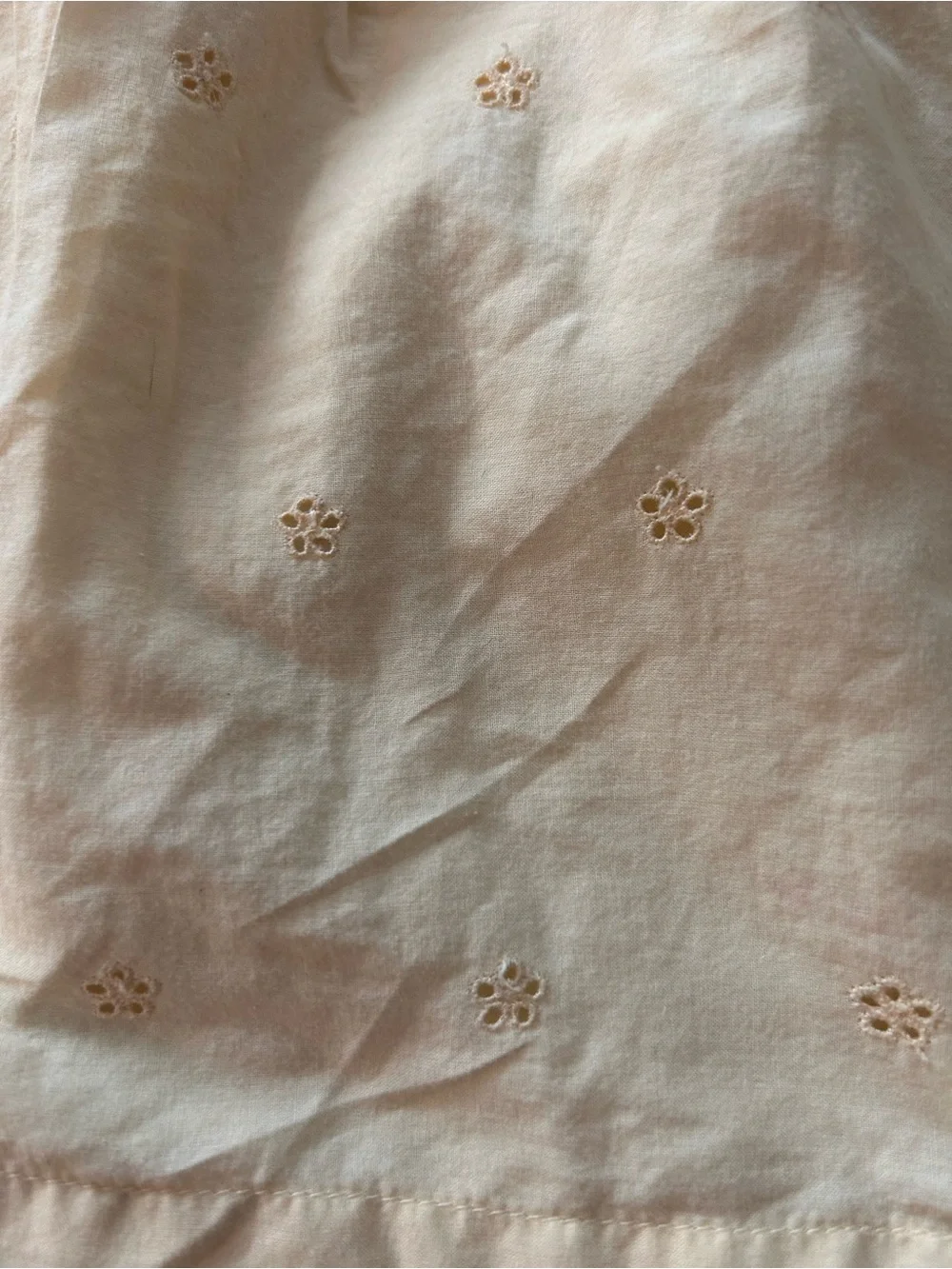 Baby Gap Girls Cream Eyelet Ruffle Dress. Size 3